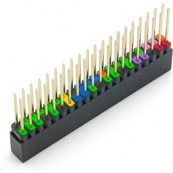 Farbiger 40 Pin GPIO Stacking Header für Raspberry Pi, 13,3mm