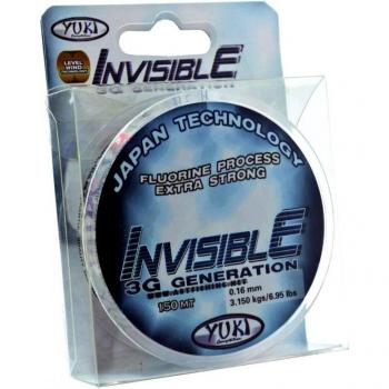 Fluoro Invisible 300M Yuki: Hilo de Pesca Ultra Fino