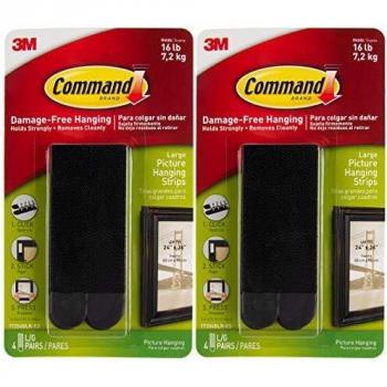 M Command Large Picture Hanging Strips (4 Pack)