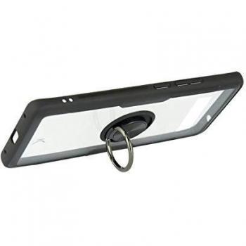 Couvercle Galaxy S10+ Transparent – Anneau Rotatif 360 – KSIX