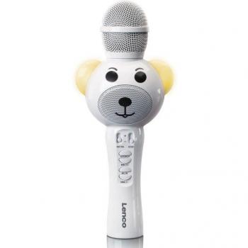 Microphone Lenco BMC-060WH Avec fil/sans fil