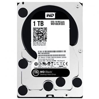 WD Black 1TB 3.5 Desktop Hard Disk – 7200 RPM, 64 MB Cache, SATA 6 Gb/s