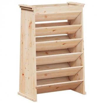 Jardinière à plantes 6 niveaux en bois de pin massif