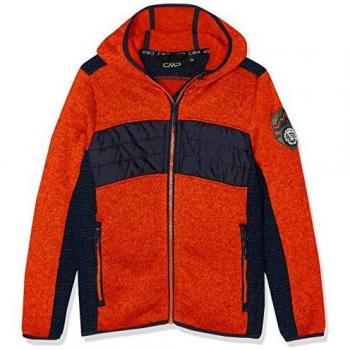 CMP Chaqueta de forro polar infantil, Niños, Chaqueta, 38H2064, Naranja/Grafito, 152