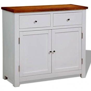 Solid Oak Wood Sideboard 35.4x13.2x32.7