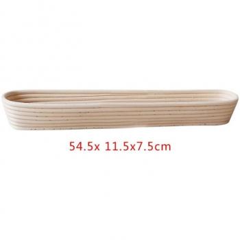 Rattan Bread Fermentation Basket with Linen
