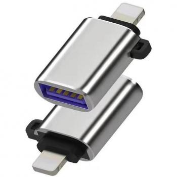 Adaptador Rápido Microconnect MC‑LIGHTUSB3 Lightning a USB 3.0 con Carga Exprés