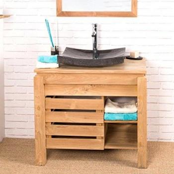 Baño mueble de teca Zen 85 cm Wanda Collection