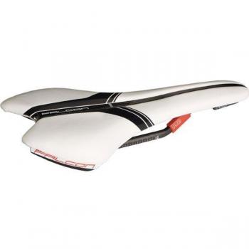 Falcon 132 mm Sillín de Riel Carbonado (Negro)