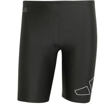 Adidas Herren Jammer Badehose Big Bars in Schwarz