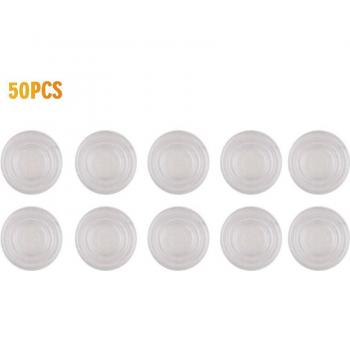 50pcs Non-Sticky Clear Glass Table Bumpers