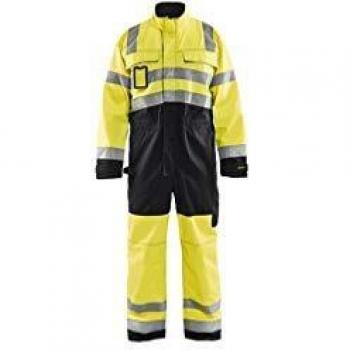 Tuta di Lavoro a Maniche Lunghe Alta Visibilità 6373 – Giallo Fluorescente Nero 54