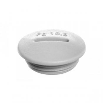 Tappo a vite polistirolo PG13.5 RAL 7035