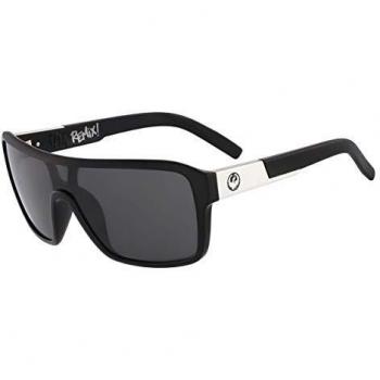 Dragon Herrenmodell DR Remix LL MI, Schwarze Sonnenbrille, Standardgröße