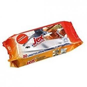 Lingettes nettoyantes et désinfectantes JEX avec parfum Soleil de Corse pour 80 lingettes