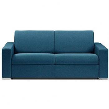 Canapé Express Dreamer 140cm Convertible Matelas 16cm Neo Bleu Turquoise