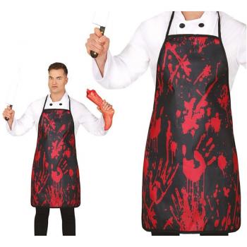 Tablier de cuisine sombre boucherie adulte