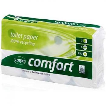 Papier hygiénique Wepa 3 couches, extra blanc