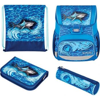 Herlitz Blue Shark Collection Cartable