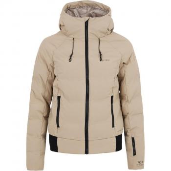 Chaqueta con capucha Protest Prtalyssumi beige mujer