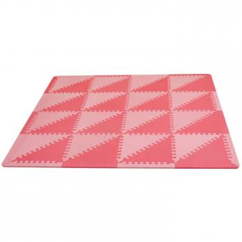 Meiqicool Tappeto Gioco a Quadri Rosso e Rosa
