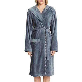 Esprit Unisex-Bademantel Box aus Webvelours