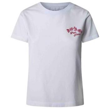 Polo Bianco Pepe Jeans Rosey 506070 Regular Fit