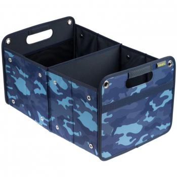 Abenteuer-Transportbox „Camo Blau“ – 32 × 50 × 27,5 cm, wasserabweisend
