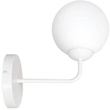 Globo Blanco Selbi – Lámpara de Pared en Cristal Transparente EMIBIG