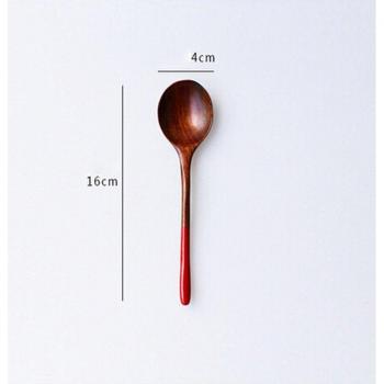 Children's Wooden Tableware Spoon