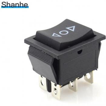 Dual-Spring Return 6-Pin Momentary Rocker Switch