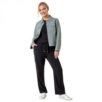 Roman Women's Petite Stretch Pocket Jacket