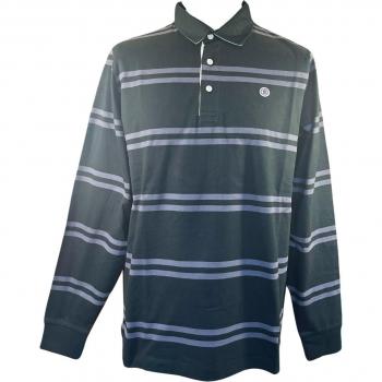 Polo elegante a maniche lunghe Serge Blanco