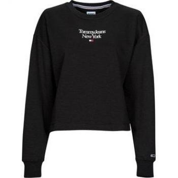 Felpa Nera Tommy Jeans BXY Essential Logo 1 Taglia L