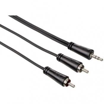 Hama 3.5mm Jack a 2 RCA Cable de Audio 1.5m