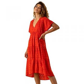 Roman Women's Broderie Smock Dress