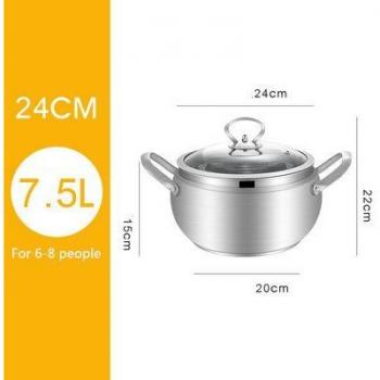 Olla de cocina de acero inoxidable