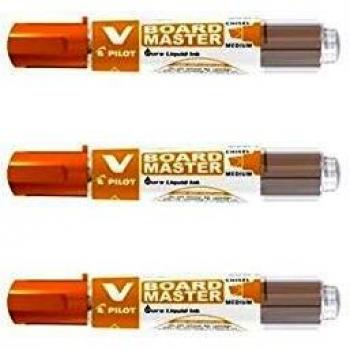 10 x Pilot Whiteboardmarker V Board Master 2,2-5,5mm Keilspitze orange
