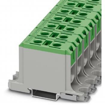Morsetto Passante Verde 1 Poli 6 mm²
