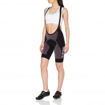X‑Bionic Komfort‑Radhose Damen – Biking Lady The Trick OW, Schwarz/Pink, Größe S