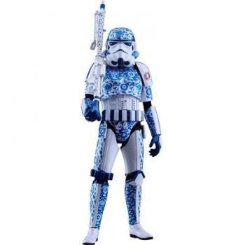 Stormtrooper Hot Toys MMS401: modelo 30 cm, acabado porcelana