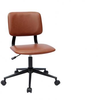 Sedia da scrivania vintage marrone LAB