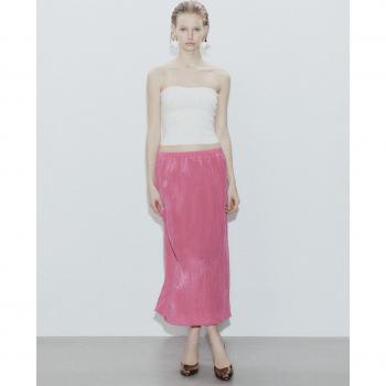 Satinada Sfera Falda midi