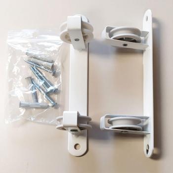 Tendedero de Pared Automático Blanco 25x5x5cm