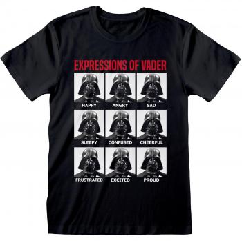 Étoile de Guerre Vader – T-Shirt Noir, XL – Corps Crew