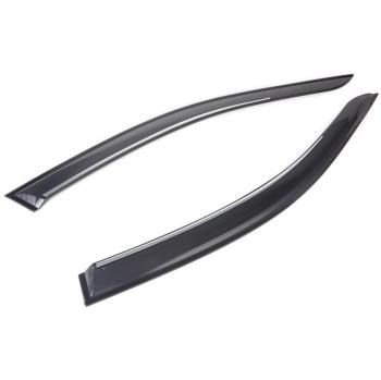 ClimAir Mercedes W-211 E-Class 2002-2009 Dark Wind Deflectors