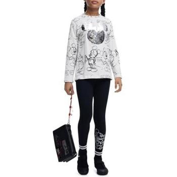 Desigual, Mickey™ T-Shirt mit Pailletten für Jungen, Baumwolle, Weiß, 9/10