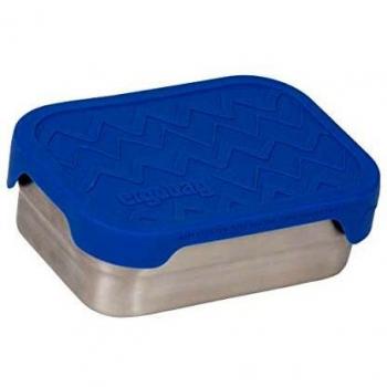SilberErgo Lunchbox – Trennfach Obst, BPA‑frei, Zickzack‑Optik
