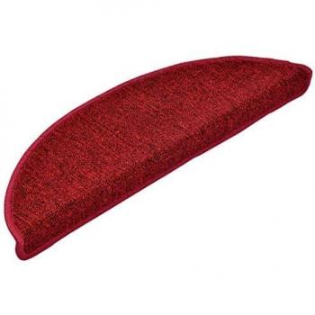 Carpet Stair Treads 15 pcs Bordeaux Red 56x17x3 cm