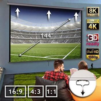 4K Kinoleinwand 332 × 187 cm – 16:9 Format